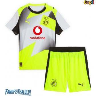 Borussia Dortmund Echipament de Fotbal Replică 2025-26 Copii Deplasare (+ Șorturi)